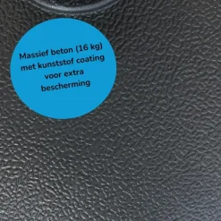 PimXL Parasolvoet vierkant - 43x43 cm - 16kg