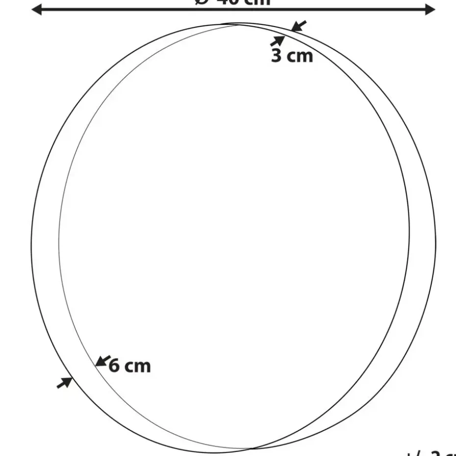 PINEY - Wandspiegel - Koper - Metaal