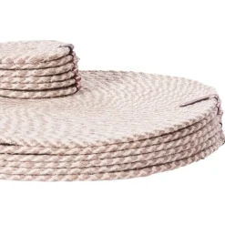 PIPTURUS - Set van 12 placemats en onderzetters - Natuurlijk - Jute