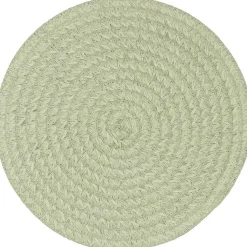 Placemat Emory - groen - Ø38 cm (1 stuk)