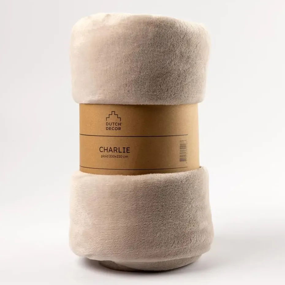 Plaid Charlie - Pumice Stone - 200x220 cm
