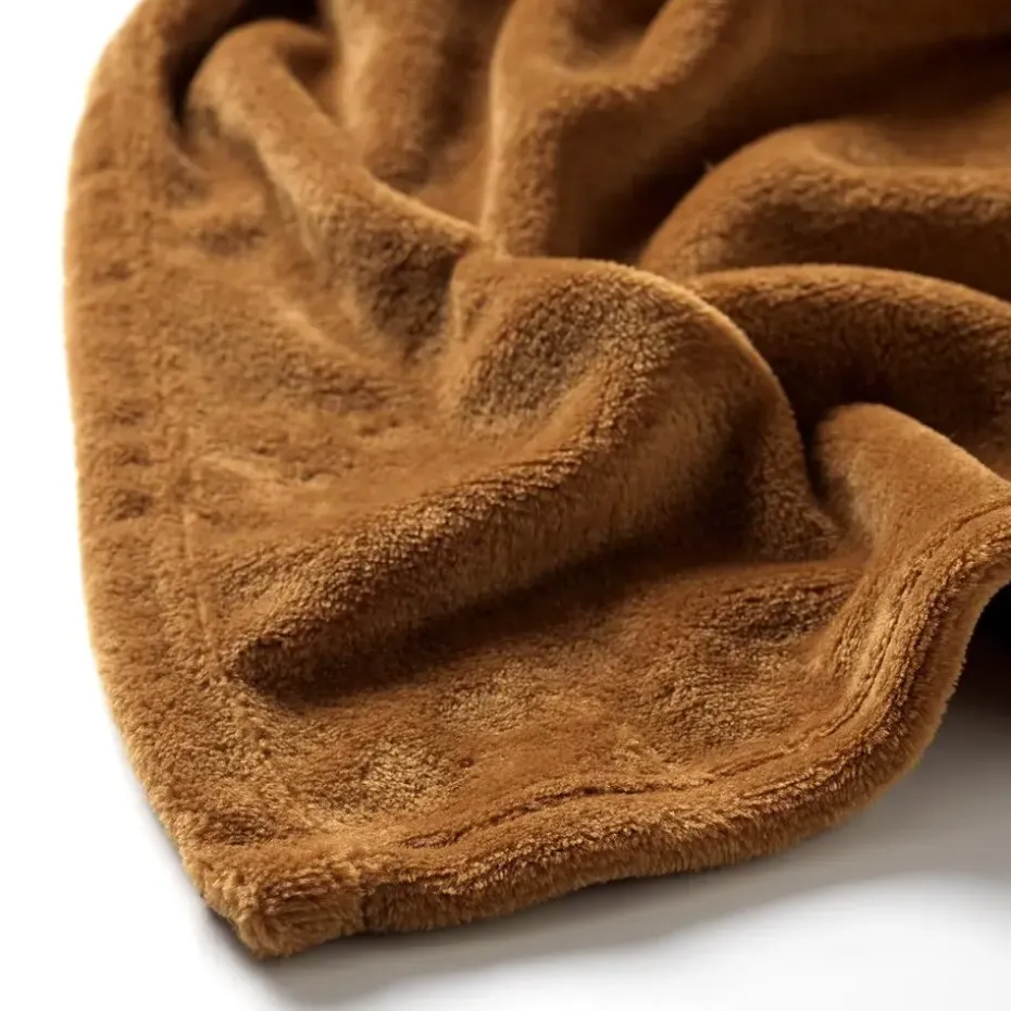 Plaid Charlie - Tobacco Brown - 200x220 cm