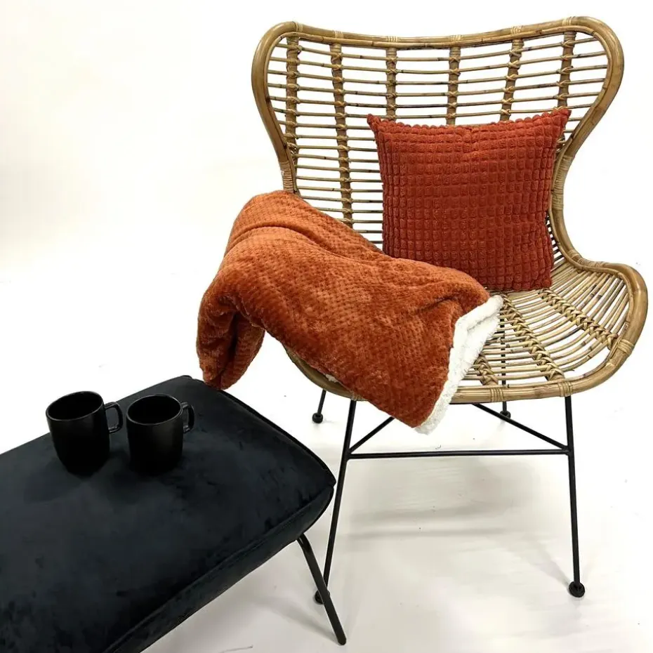 Plaid Cody - Potters Clay - 150x200 cm