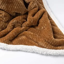 Plaid Cody - Tobacco Brown - 150x200 cm