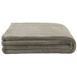 Plaid Duuk - grijsgroen - 130x160 cm