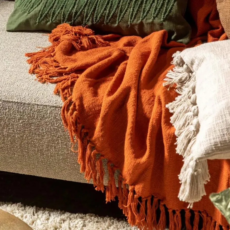 Plaid June - Potters Clay - 140x180 cm