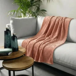 Plaid Marthy - Muted Clay - 140x180 cm