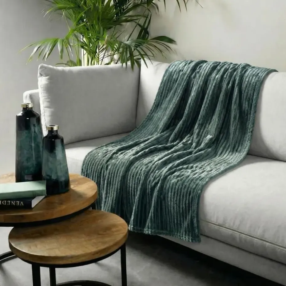 Plaid Marthy - Sagebrush Green - 140x180 cm