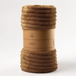 Plaid Marthy - Tobacco Brown - 140x180 cm