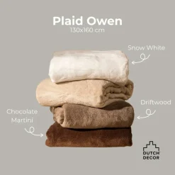 Plaid Owen - Chocolate Martini - 130x160 cm