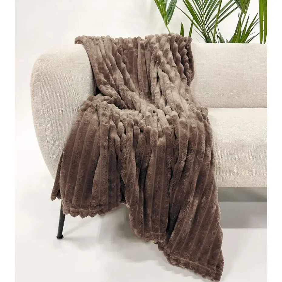 Plaid Ricky - Driftwood - 150x200 cm