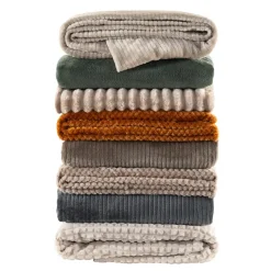 Plaid Zaira - zand - 130x170 cm