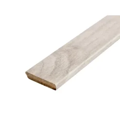 Plakplint Belfort - zilverkleur - 240x2,2x0,5 cm