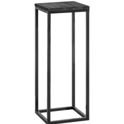 Plantentafel Gijs - zwart - 79x30x30 cm