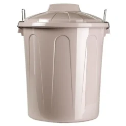 Plasticforte Afvalemmer - taupe - 21 liter - 35x33x42,5 cm