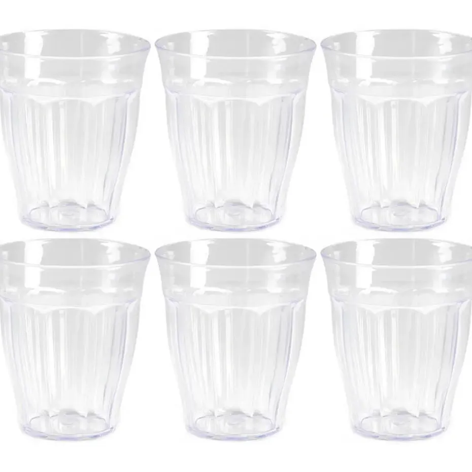 PlasticForte Drinkglazen/waterglazen Picardie - 12x - kunststof