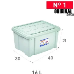 Plasticforte Multi Storage Opslagbox - mintgroen - 16L