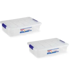 PlasticForte Opbergbox met deksel - 5L - 26 x 40 x 8,5 cm