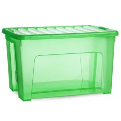 Plasticforte Opbergbox met deksel - groen - 47L - kunststof