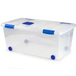 Plasticforte Opslagbak met deksel - 1x - 61L - 73 x 41 x 32 cm
