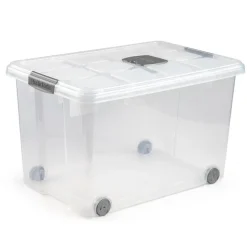 Plasticforte Opslagbak met deksel - 1x - 55L - 59 x 40 x 35 cm