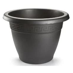 Plasticforte Plantenpot - antraciet - kunststof - rond - D43,5 cm
