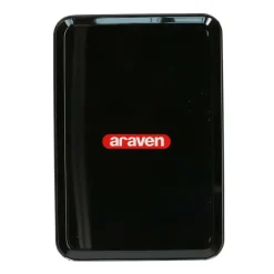 Plat Horeca dienblad - zwart - kunststof - 35 x 24 cm - Serveren