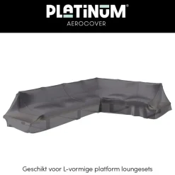 Platinum Aerocover platform loungesethoes 375x300 cm - Rechts