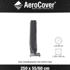 Platinum Challenger Premium T1 3x3 m - Manhattan Grey met voet en hoes