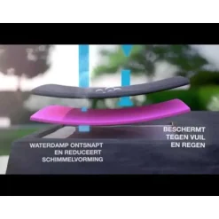 Platinum Challenger Premium T1 3x3 m - Manhattan Grey met voet en hoes