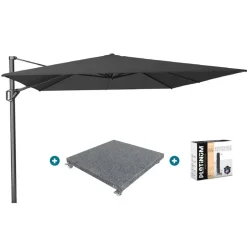 Platinum Challenger Premium T1 4x3 m - Faded Black met voet en hoes