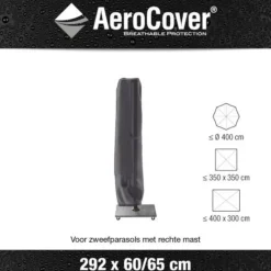 Platinum Challenger Premium T1 4x3 m - Faded Black met voet en hoes