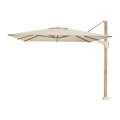 Platinum Challenger T2 zweefparasol premium - 3,5x2,6 m. - Champagne teak