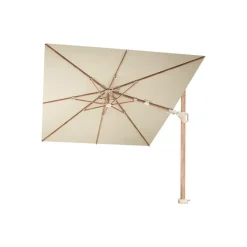Platinum Challenger T2 zweefparasol premium - 3,5x2,6 m. - Champagne teak