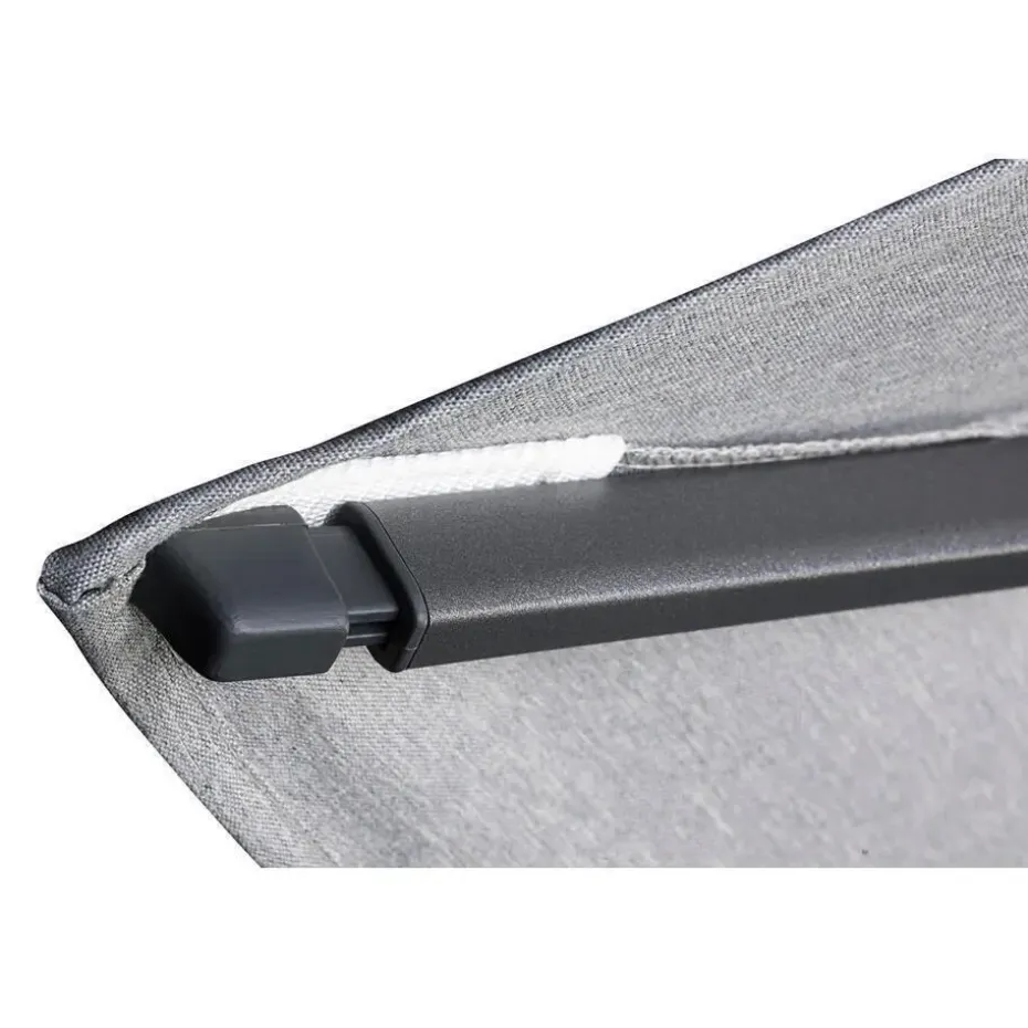 Platinum Challenger zweefparasol T1 Premium 4x3 m. - Faded Black