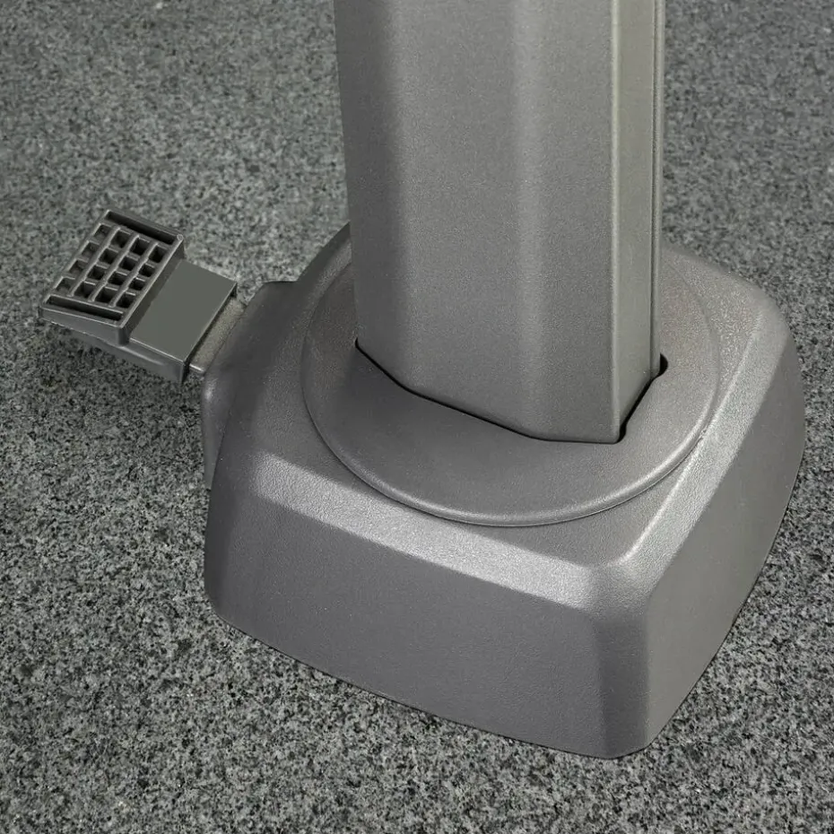 Platinum Challenger zweefparasol T1 Premium 4x3 m. - Faded Black