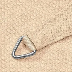 Platinum Coolfit schaduwdoek driehoek 5.0x5.0x5.0m - Gebroken Wit