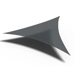 Platinum Coolfit schaduwdoek driehoek 3.6x3.6x3.6m - Antraciet