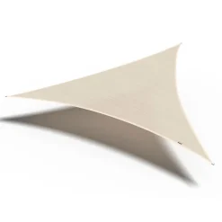 Platinum Coolfit schaduwdoek driehoek 3.6x3.6x3.6m - Gebroken Wit