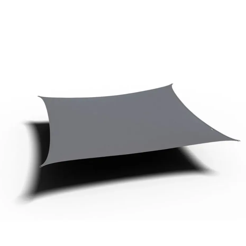 Platinum Dreamsail waterproof schaduwdoek vierkant 4x4 m - Grijs