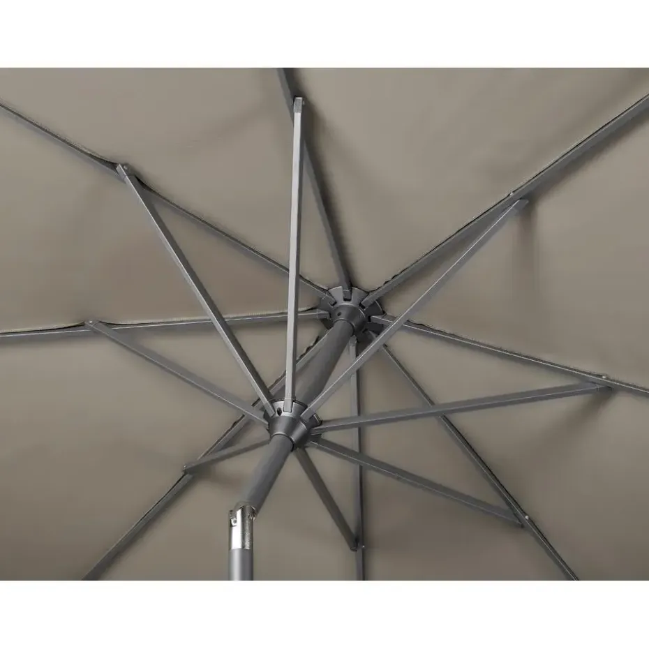 Platinum Riva stokparasol 3 m. rond - Teak Taupe