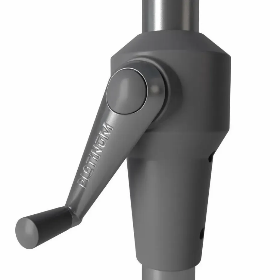 Platinum Riva stokparasol 3 m. rond - Teak Taupe