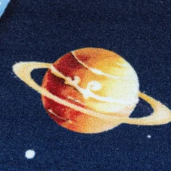 Play Speeltapijt Ruimte - 80x120 cm - Blauw - Vloerkleed Kinderkamer