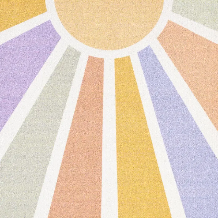 Play Sunshine Speeltapijt - 80x120 cm - Multi Creme - Vloerkleed Kinderkamer