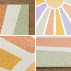 Play Sunshine Speeltapijt - 160x230 cm - Multi Creme - Vloerkleed Kinderkamer