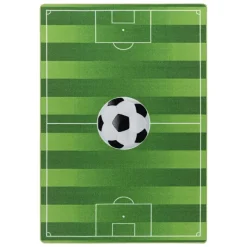 Play Voetbal Speeltapijt - 160x230 cm - Groen - Vloerkleed Kinderkamer