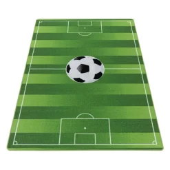 Play Voetbal Speeltapijt - 160x230 cm - Groen - Vloerkleed Kinderkamer