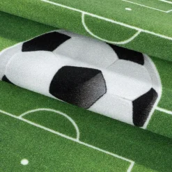 Play Voetbal Speeltapijt - 160x230 cm - Groen - Vloerkleed Kinderkamer