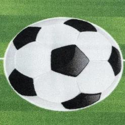 Play Voetbal Speeltapijt - 80x120 cm - Groen - Vloerkleed Kinderkamer