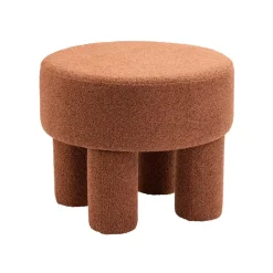 Poef Demi - Bouclé Roest